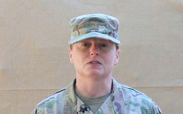 Oklahoma City Soldier sends Happy Fourth message