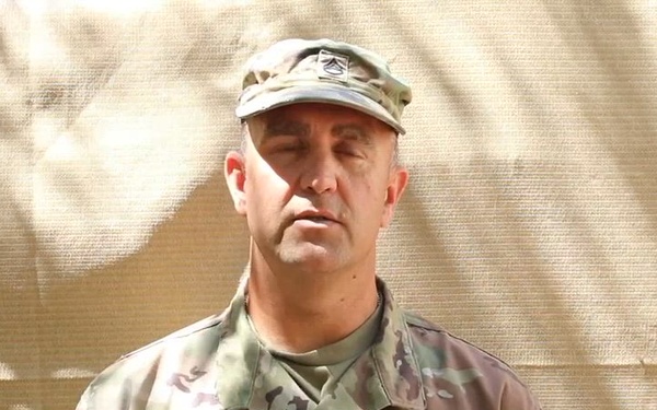 Choctaw, Oklahoma Soldier sends Happy Fourth message