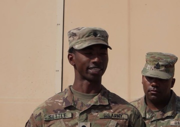 A Family Legacy of Service: Father Pins New Rank on Son during Deployment