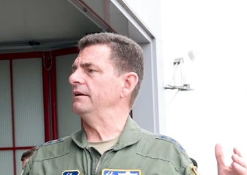 Lt. Gen. Michael Loh Addresses Troops at Air Defender 2023