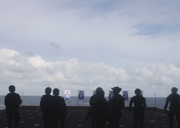 BLT 2/1 Live-Fire Drills on the USS America