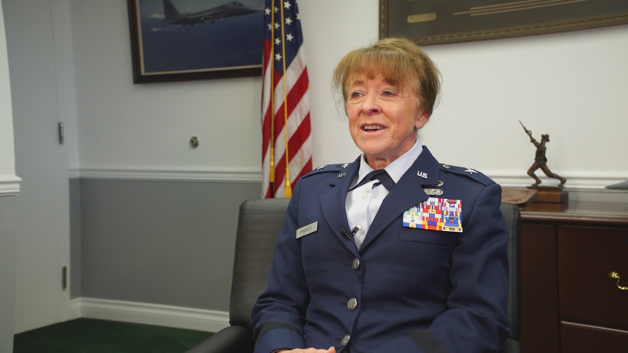 Oregon Air National Guard Commander, Brig. Gen. Donna Prigmore, bids farewell to the men and women of the Oregon Air National Guard as she retires on June 3, 2023 at Portland Air National Guard Base, Ore.