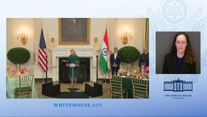 First Lady Jill Biden Hosts a Media Preview at the White House