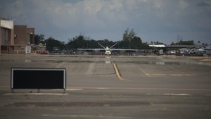 VMU-3 taxis the MQ-9A