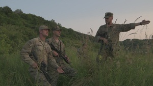 B-Roll of US and BIH Solders training on movement tactics and equipment in Exercise Golden Anvil 23