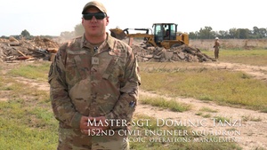 152nd Civil Engineer Squadron Deployment for Training in Spain