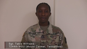 Sgt. Takia Williams - Fourth of July 2023 Shoutout