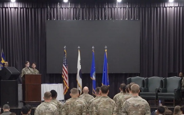 607 Air Operations Center Change of command