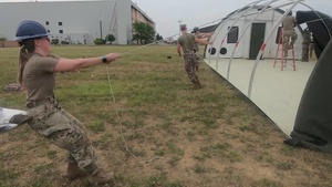 CE builds tents