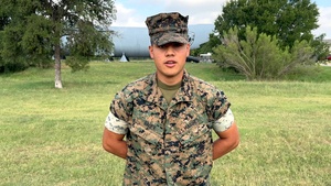 USMC Lance Cpl. Maxwell Bauer-July 4th MLB-Padres-Shout-Out 2023