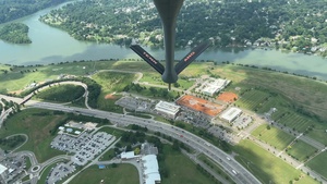 Air Refueling Centennial Flyover of Knoxville, TN