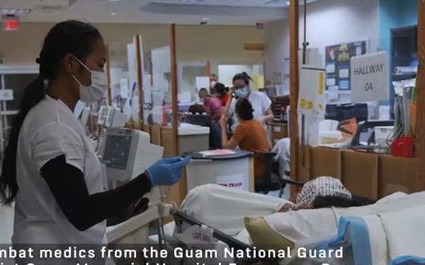 Guam Guard Medics assist with hospital surge after Typhoon Mawar
