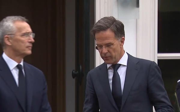 Prime Minister of Albania arrives in The Hague for the pre-Summit dinner - b-roll - 27 June 2023