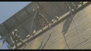 Basic Combat Training-Rappel Wall-4