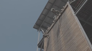 Basic Combat Training-Rappel Wall-1