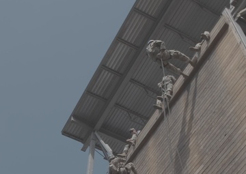 Basic Combat Training-Rappel Wall-1