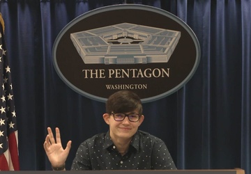 Make-a-Wish recipient Miles Avery got to be a Soldier for a Day starting with a visit to the Pentagon