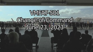 VMFAT-501 Change of Command Ceremony