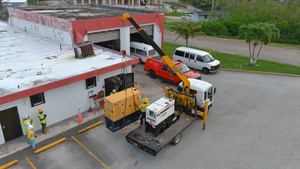 Temp Power Generator Install