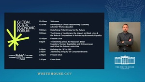 Vice President Harris Participates in a Moderated Conversation on Advancing Economic Opportunity