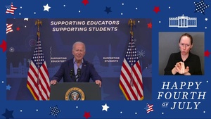 President Biden and the First Lady Participate in an Event with the National Education Association