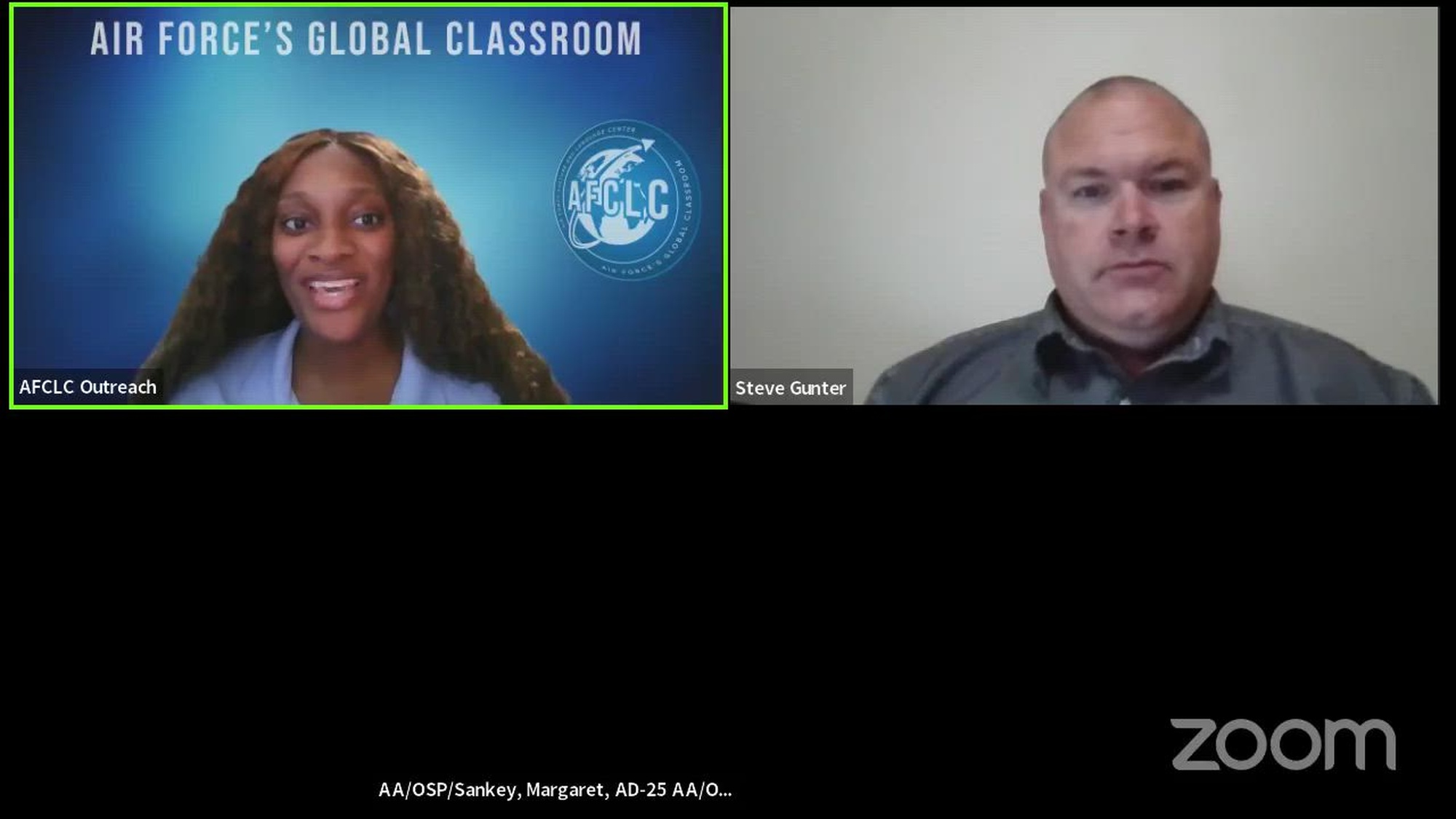 Welcome to the Air Force’s Global Classroom! On today’s episode of #AFCLCTV, we’ll go behind the scenes of the popular ‘ZOV’ document translation to discuss the process and impact of the project from the leadership and organizational perspective with Air University’s Office of Sponsored Programs Research Coordinator Dr. Margaret Sankey and AFCLC’s Language Development Coordinator Steve Gunter.<br /><br />Disclaimer: The views and opinions expressed or implied in the contents of this video are those of the authors. They should not be construed as carrying the official sanction of the Department of Defense, Air Force, Air Education and Training Command, Air University, or other agencies or departments of the U.