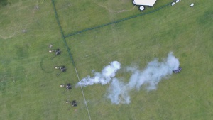 B-Roll: Independence Day 21-Gun Salute on MCB Camp Lejeune 2023