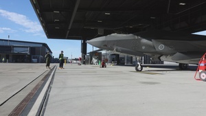 B-Roll: U.S. Marines and Australian Airmen Launch and Maintain Joint Strike Fighters and equipment together