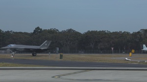 B-Roll: VMFA-314 Arrives in Australia after a Trans-Pacific flight
