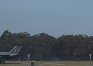 B-Roll: VMFA-314 Arrives in Australia after a Trans-Pacific flight