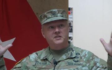 U.S. Army Garrison-Fort Cavazos Change of Command Ceremony 2023: Col. Chad R. Foster speaks