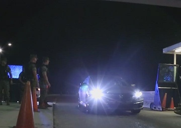 B-Roll: PMO conducts roadside safety checks at Camp Lejeune
