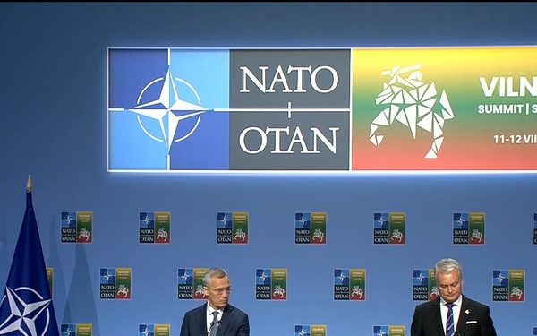 Joint press conference by NATO Secretary General and Lithuanian President (opening remarks) - 10 July 2023