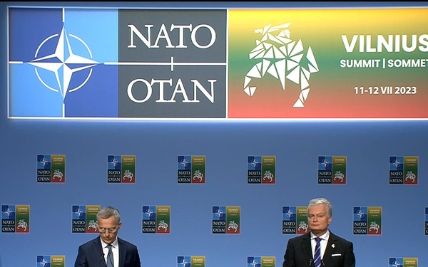 Joint press conference by NATO Secretary General and Lithuanian President (Q&amp;A) - 10 July 2023