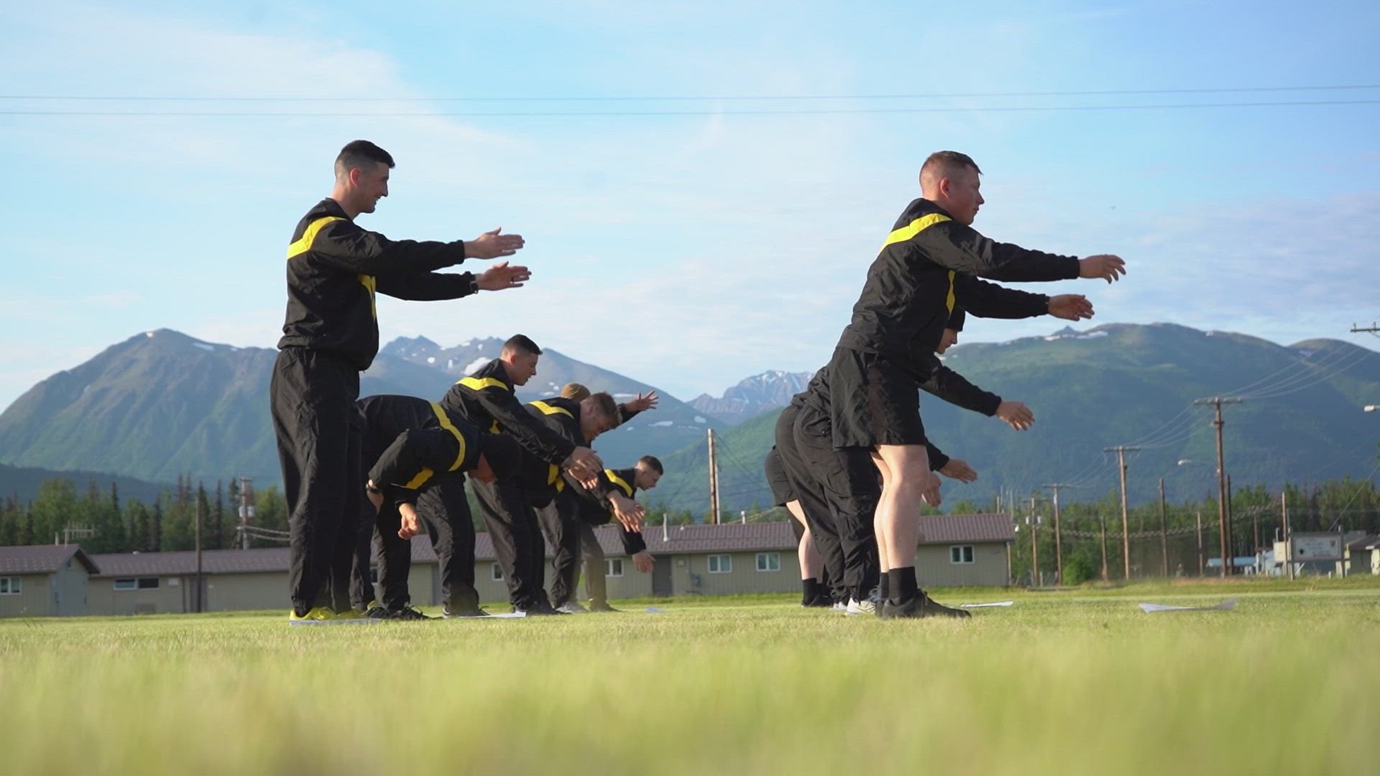 Soldiers of the Army National Guard Best Warrior Competition participate in the Army Combat Fitness Test to challenge their physical fitness abilities on July 9, 2023, at Joint Base Elmendorf-Richardson, Alaska. The Army National Guard Best Warrior Competition tested the adaptiveness and lethality of our forces. National Guard Citizen-Soldiers remain ready and resilient to meet the nation’s challenges. (U.S. Army video by Sgt. 1st Class Ashley Motley)