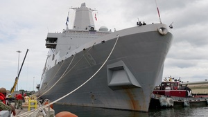 USS Mesa Verde departs on deployment with Bataan ARG