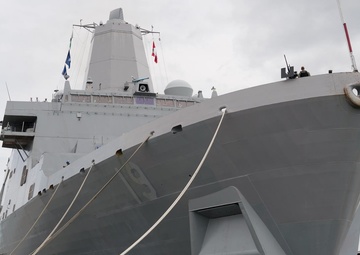 USS Mesa Verde departs on deployment with Bataan ARG