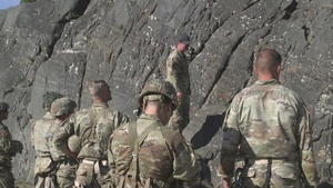 National Best Warrior 2023 Rock Wall Climb