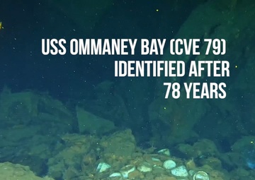 Wreck site identified as World War Two carrier USS Ommaney Bay (CVE 79) Reel