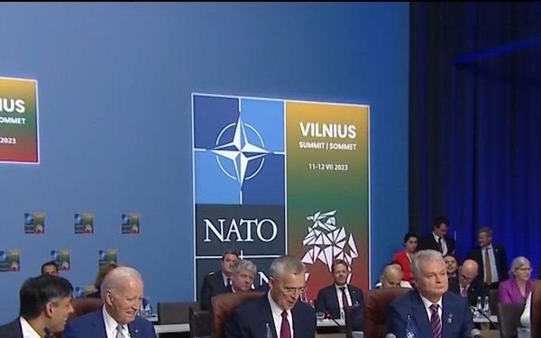 Opening remarks by NATO Secretary General and Lithuanian President at the meeting of the NAC at the level of Heads of State and Government at the NATO Summit in Vilnius