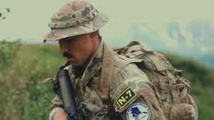 Army National Guard Best Warrior Competitors Climb Mountains