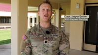 Capt Jasper Bolton talks about the Temp Roofing Mission