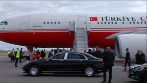 Arrivals of Leaders from Türkiye, Canada, United States, Poland, Czechia and Portugal at Vilnius airport