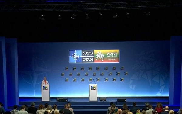 Press conference by NATO Secretary General after the meeting with Türkiye and Sweden (opening remarks)