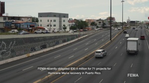 FEMA and COR3 Obligate Over $30 Million for 71 Puerto Rico Recovery Projects