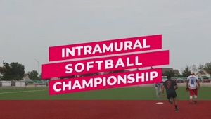 Intramural softball championship