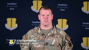 Commander Lt. Col. Garrett Williams Introduction