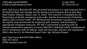 JTF-RH spill response exercise