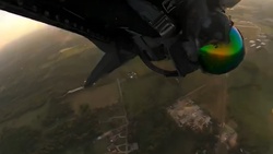 F-16 Viper Demonstration Team Aerial Cockpit Footage