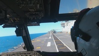 B-roll: MRF-D Ospreys touch down on HMAS Adelaide